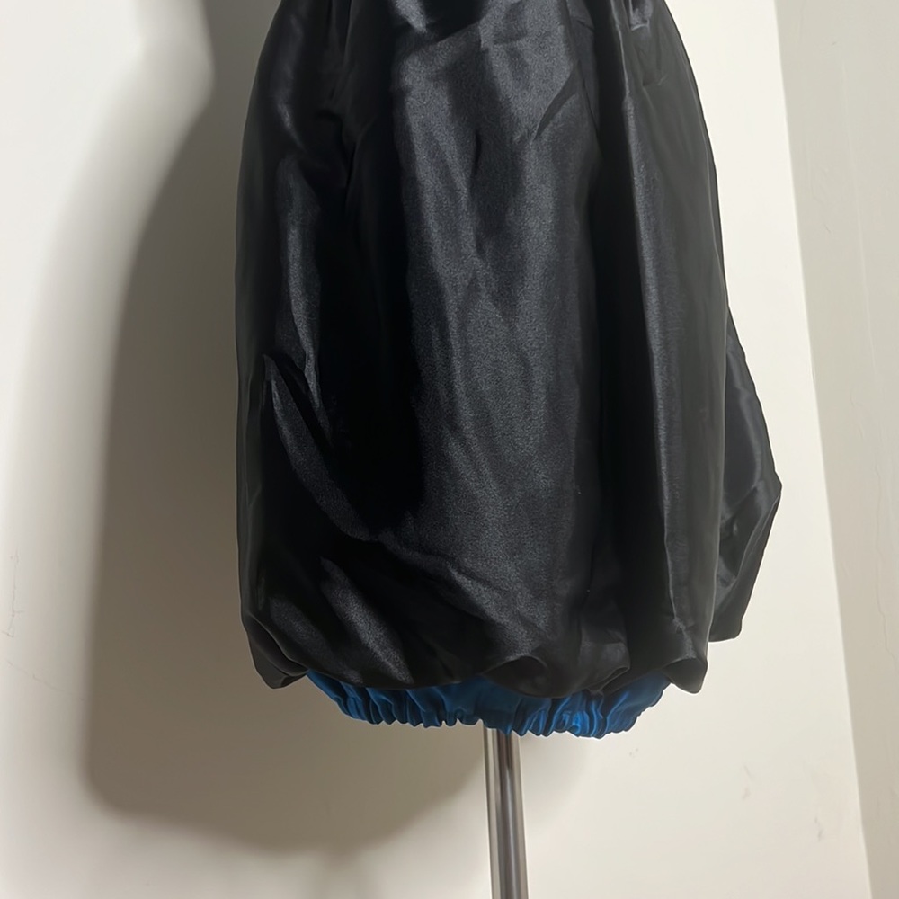 JESSICA MCCLINTOCK FOR GUNNE SAX Sleeveless Formal Black Blue Dress 3 - Picture 3 of 8